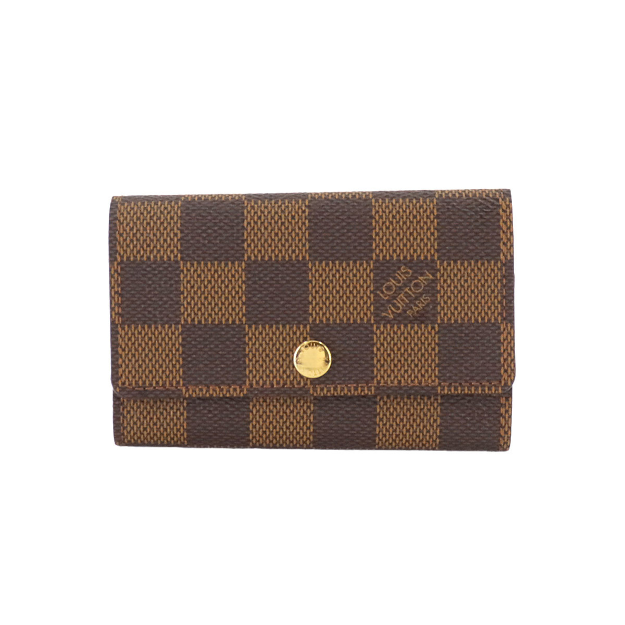 Louis Vuitton Damier 6 Key Holder, Ebene, N62630