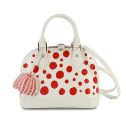 Louis Vuitton LOUIS VUITTON LVxYK Epi Alma BB 2way Hand Shoulder Bag White M21712 Yayoi Kusama RFID