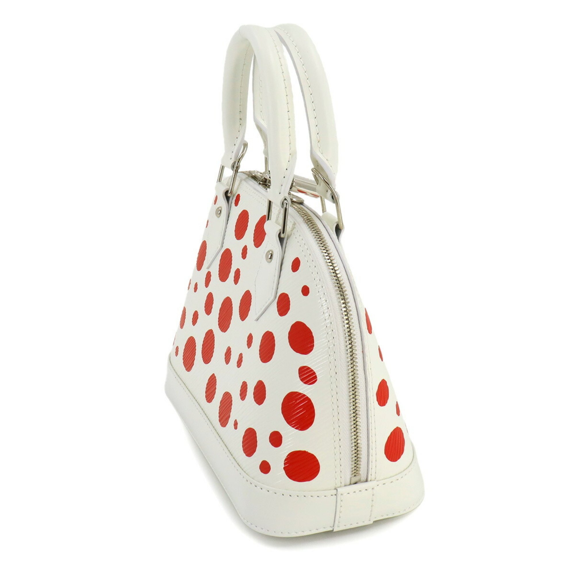 Louis Vuitton LOUIS VUITTON LVxYK Epi Alma BB 2way Hand Shoulder Bag White M21712 Yayoi Kusama RFID