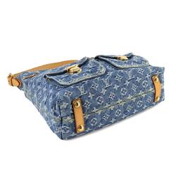 Louis Vuitton LOUIS VUITTON Monogram Denim Buggy GM Shoulder Bag Canvas Blue M95048