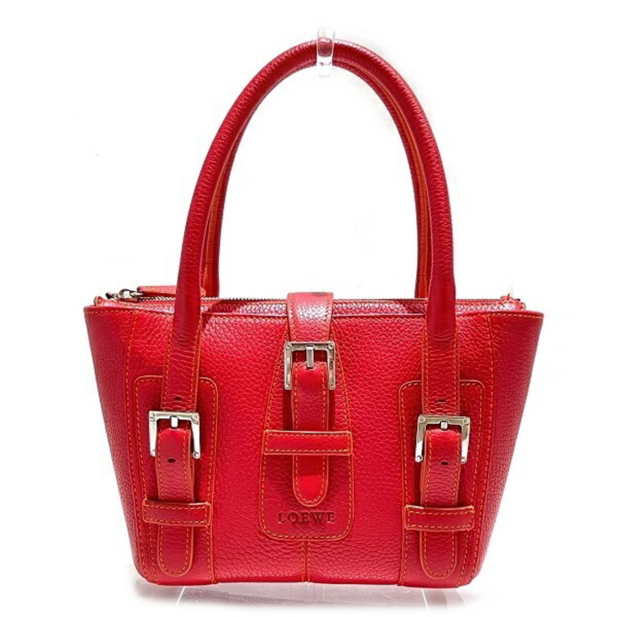 LOEWE Senda Red Bag Handbag Women's