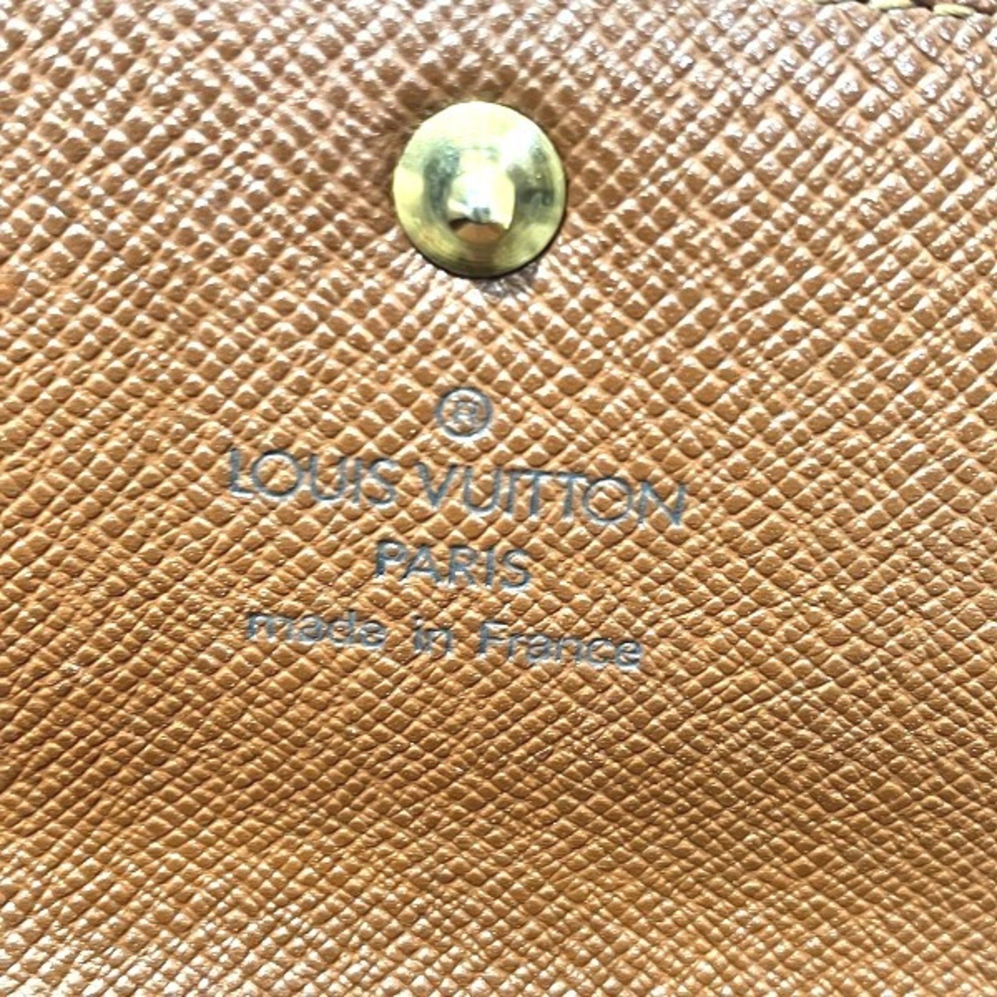 Louis Vuitton Monogram Pochette Portemonnay Credit M61725 Long Wallet Bi-fold Men's Women's