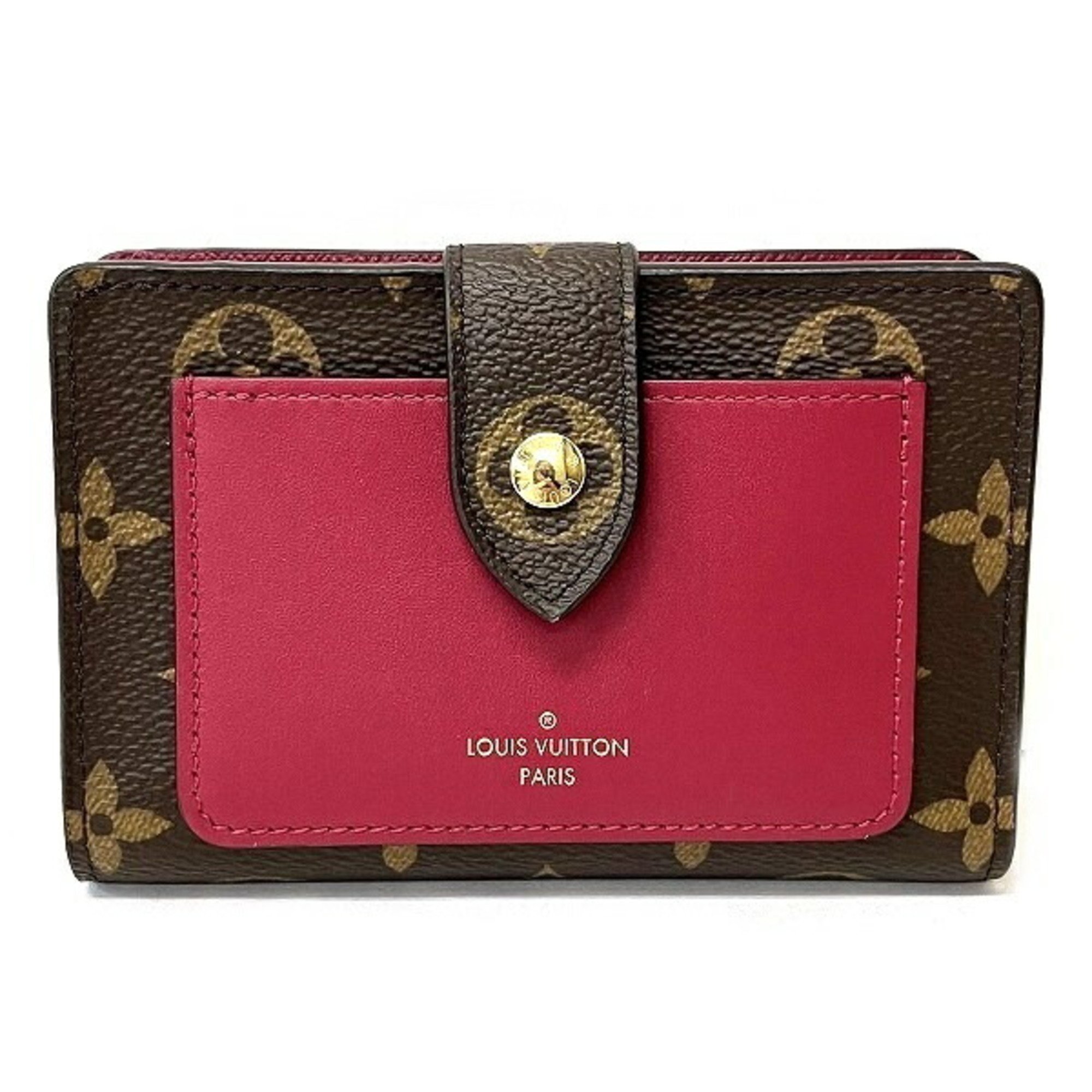 Louis Vuitton Monogram Portefeuille Juliette M69433 Bi-fold Wallet for Women