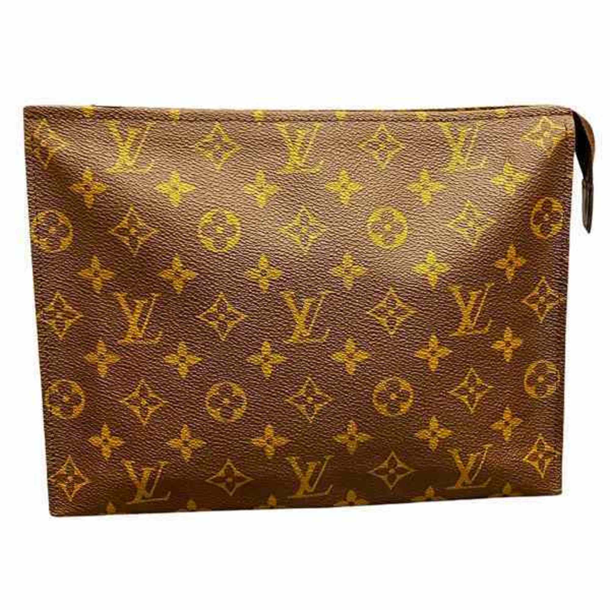 Louis Vuitton Monogram Poche Toilette 26 M47542 Bags, Clutch Second Men's and Women's