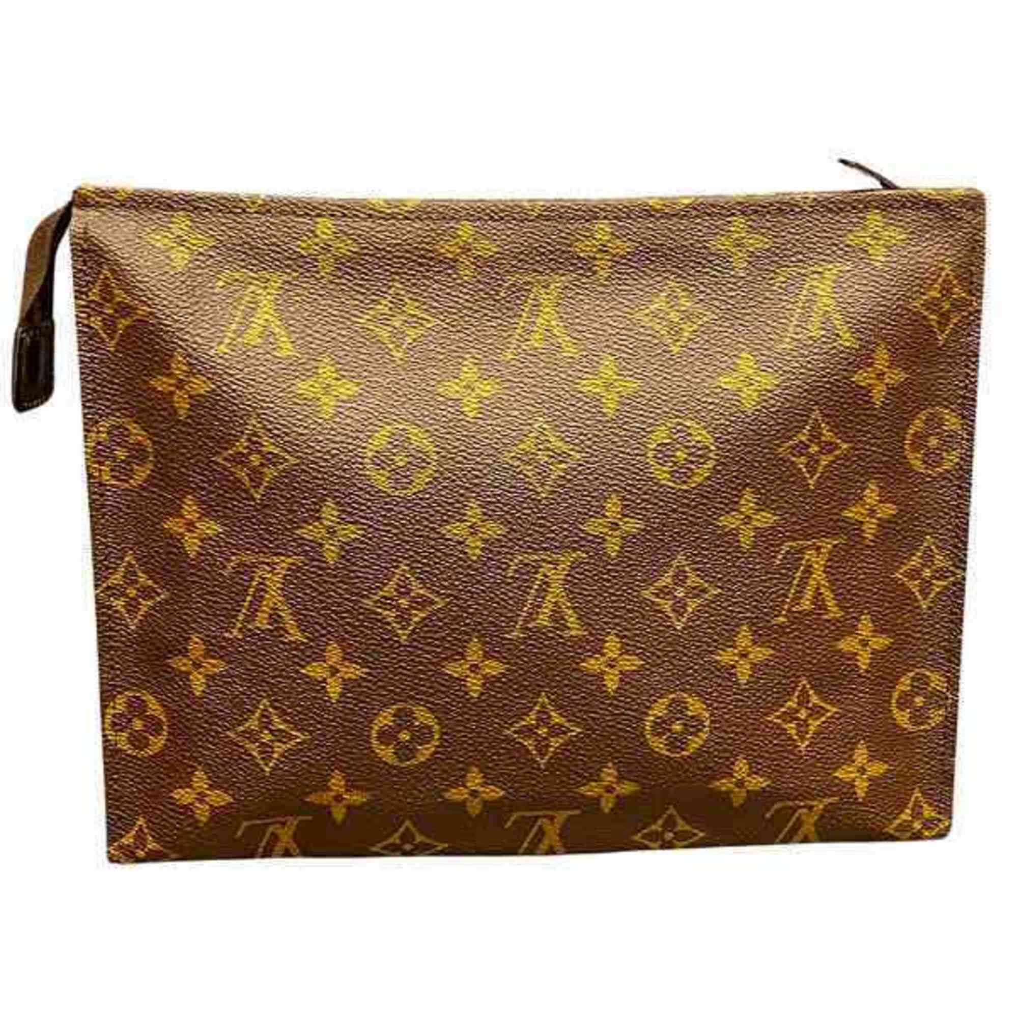 Louis Vuitton Monogram Poche Toilette 26 M47542 Bags, Clutch Second Men's and Women's