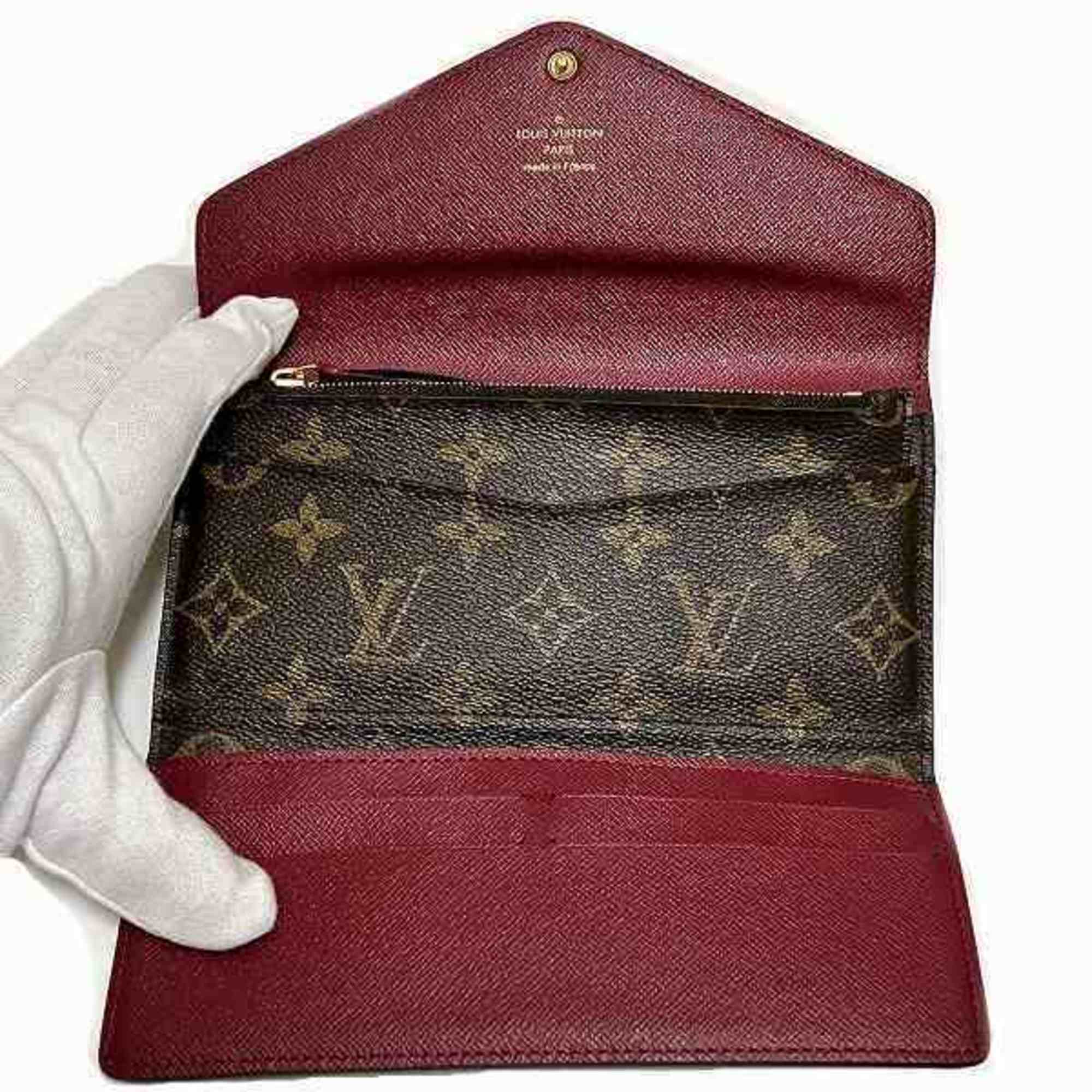 Louis Vuitton Monogram Portefeuille Josephine M60708 Wallet Long Tri-fold Men's Women's