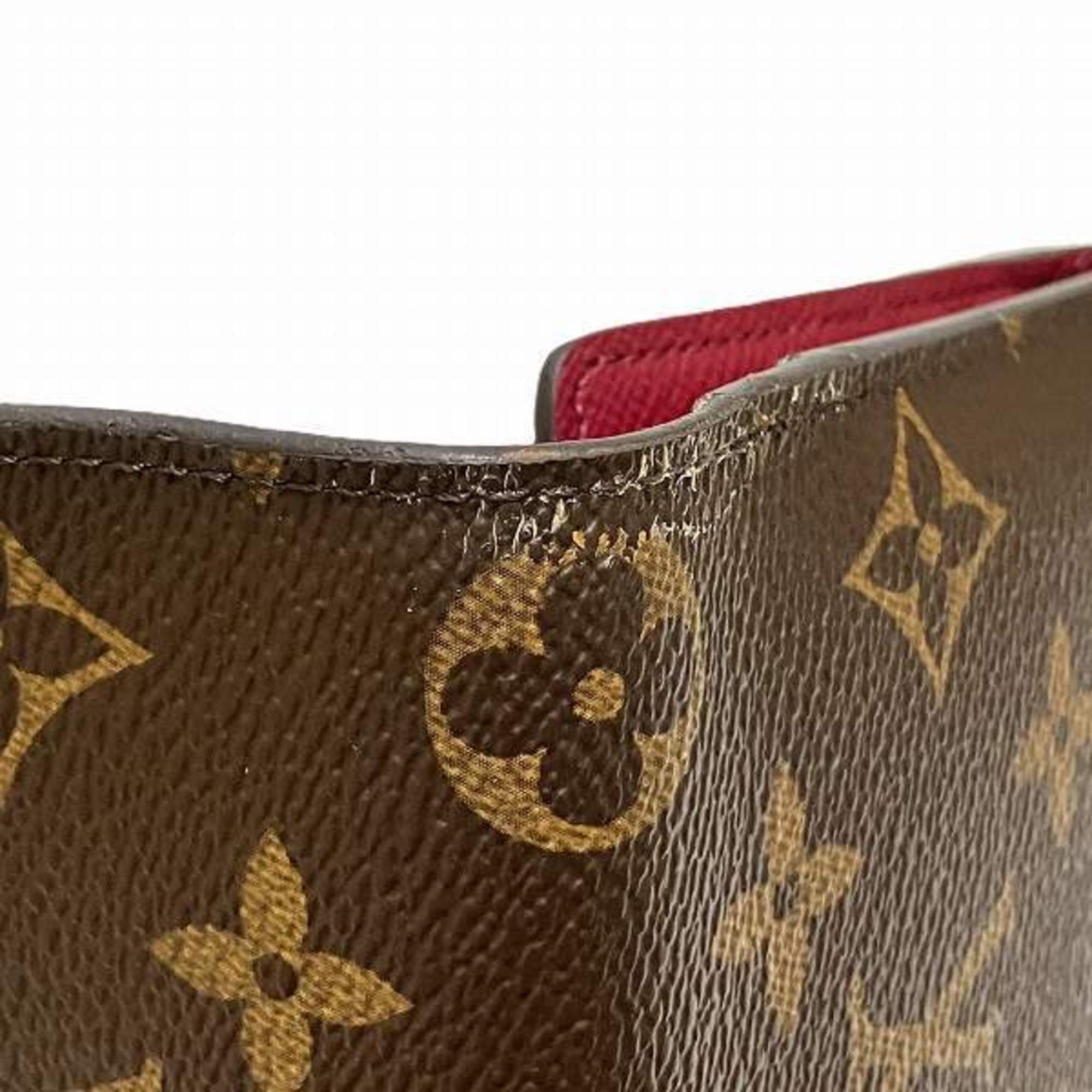 Louis Vuitton Monogram Portefeuille Josephine M60708 Wallet Long Tri-fold Men's Women's