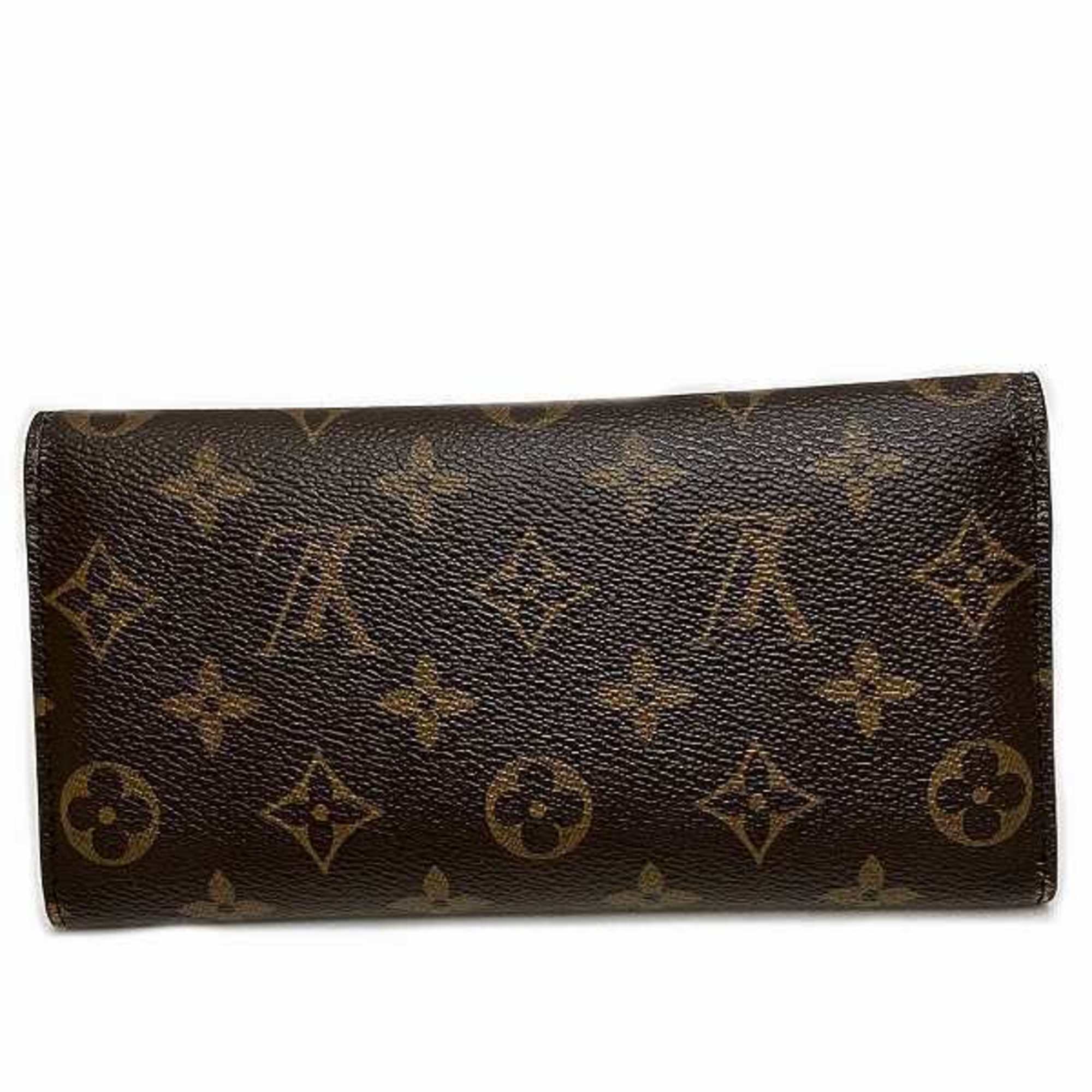 Louis Vuitton Monogram Portefeuille Josephine M60708 Wallet Long Tri-fold Men's Women's