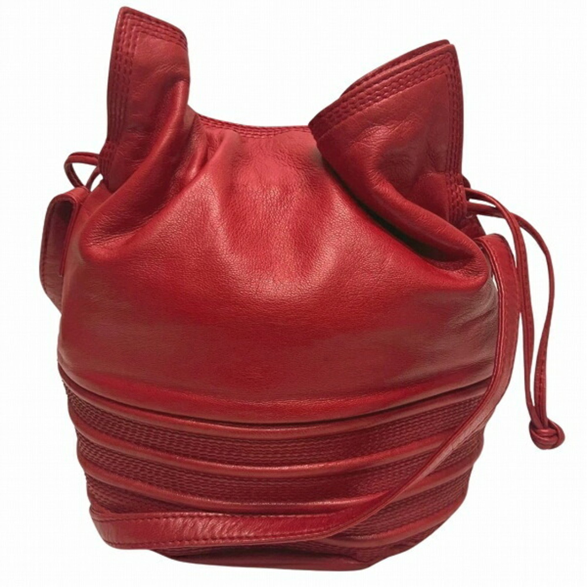 LOEWE nappa leather red bag shoulder for women