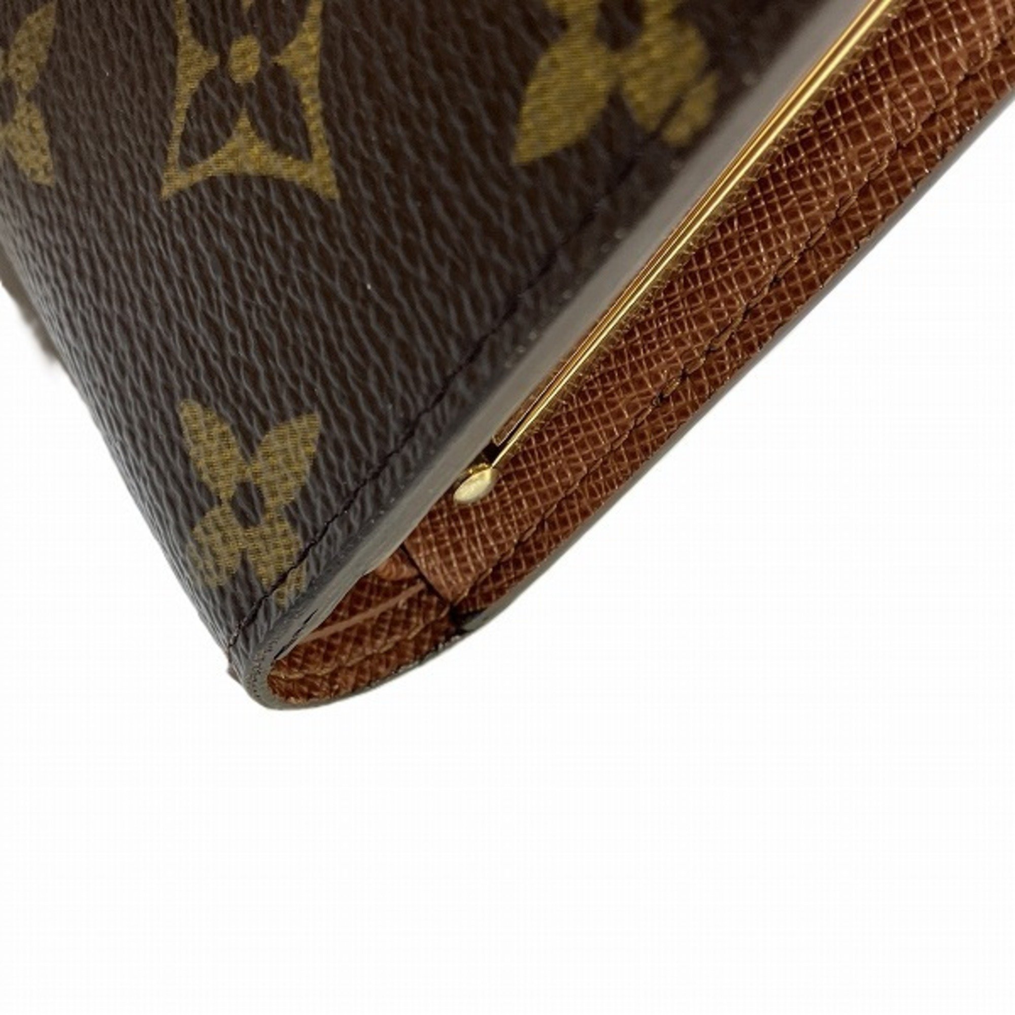 Louis Vuitton Monogram Porte Monnaie Viennese M61663 Bi-fold Wallet for Women