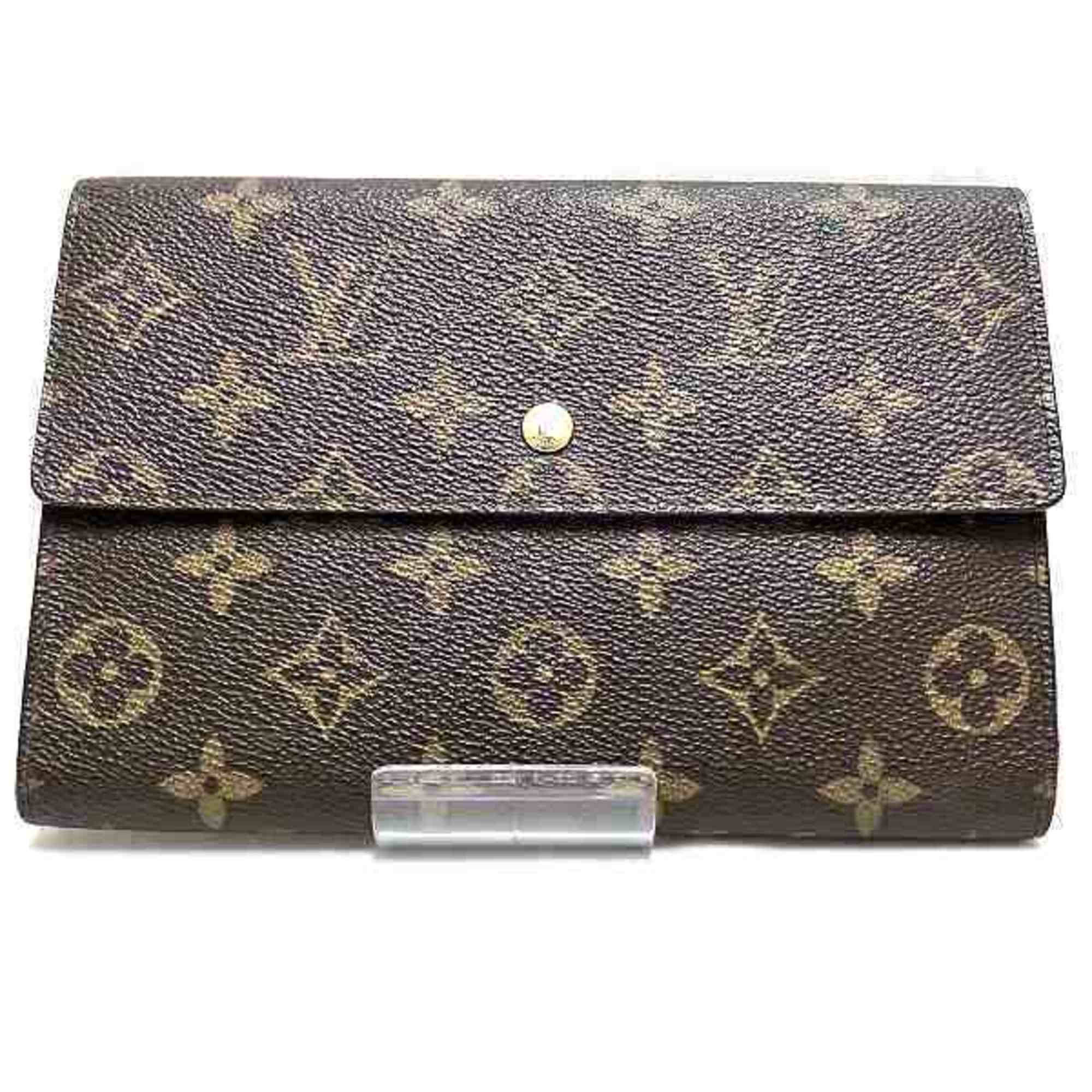 Louis Vuitton Monogram Pochette Passport M60135 Long Wallet Tri-fold Men's Women's Accessories