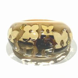 Louis Vuitton Monogram Flower Berg Anclusion M65311 Beige x Gold Accessory Ring for Women