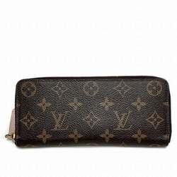 Louis Vuitton Monogram Portefeuille Clemence M61298 Round Long Wallet for Women