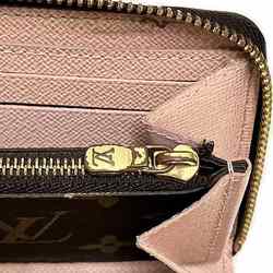 Louis Vuitton Monogram Portefeuille Clemence M61298 Round Long Wallet for Women