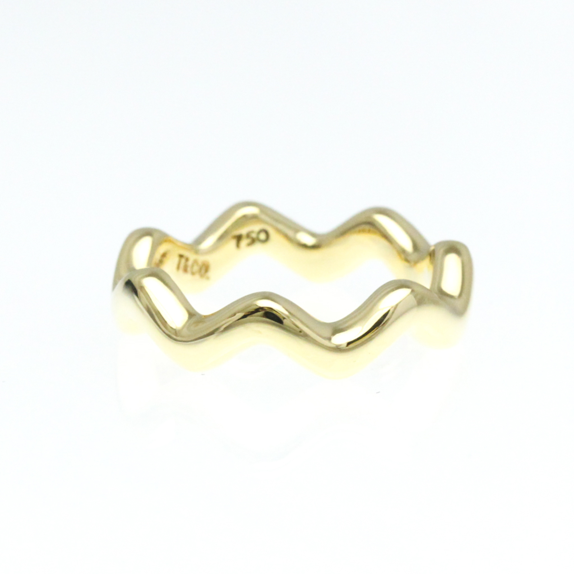 Tiffany Paloma Picasso Wave Ring Yellow Gold (18K) Fashion Band Ring Gold