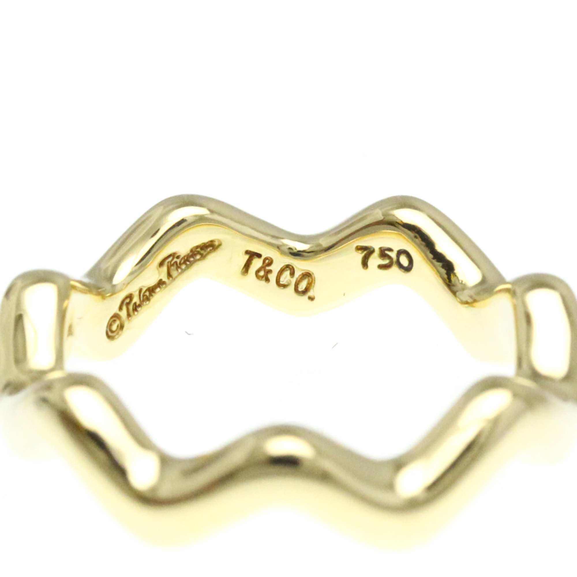 Tiffany Paloma Picasso Wave Ring Yellow Gold (18K) Fashion Band Ring Gold