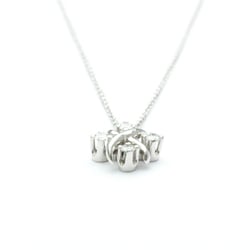 Tiffany Lynn Pendant Schlumberger Necklace Platinum Diamond Men,Women Fashion Pendant Necklace (Silver)