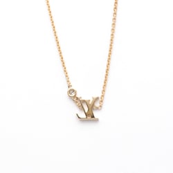 Louis Vuitton Pandantif Ideal Blossom LV Pink Gold (18K) Diamond Women's Fashion Pendant Necklace Carat/0.03 (Pink Gold)