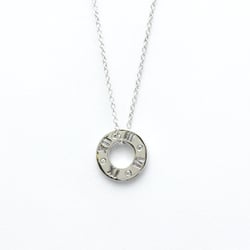 Tiffany Atlas Pierced Diamond Necklace White Gold (18K) Diamond Men,Women Fashion Pendant Necklace (Silver)