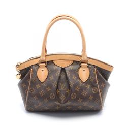 LOUIS VUITTON Tivoli PM Handbag Bag Coated Canvas Leather Monogram Women's Brown M40143