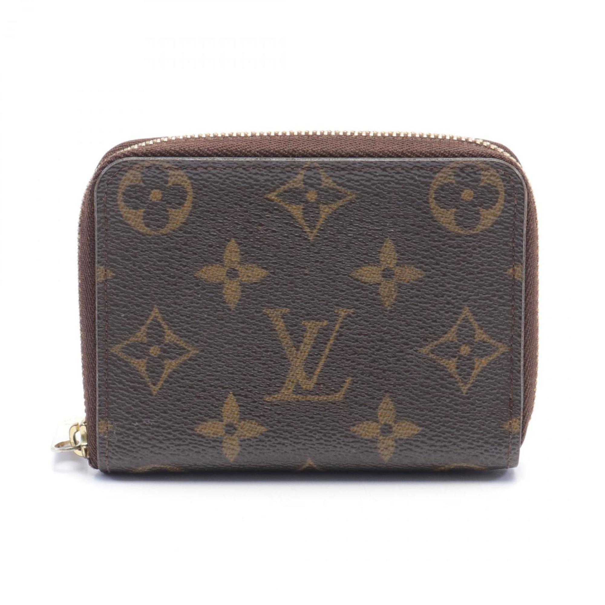 Louis Vuitton LOUIS VUITTON Zippy Coin Purse Monogram Wallet/Coin Case Wallet Coated Canvas Women's Brown M60067