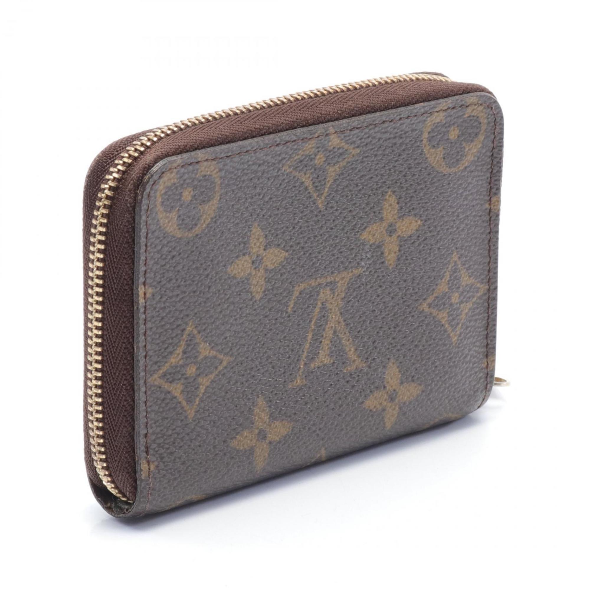 Louis Vuitton LOUIS VUITTON Zippy Coin Purse Monogram Wallet/Coin Case Wallet Coated Canvas Women's Brown M60067