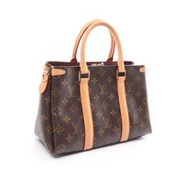 Louis Vuitton LOUIS VUITTON Soufflot BB Monogram Handbag Bag Coated Canvas Leather Women's Brown M44815