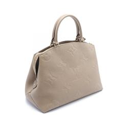 LOUIS VUITTON Grand Palais MM Handbag Bag Leather Monogram Empreinte Women's Beige M45833