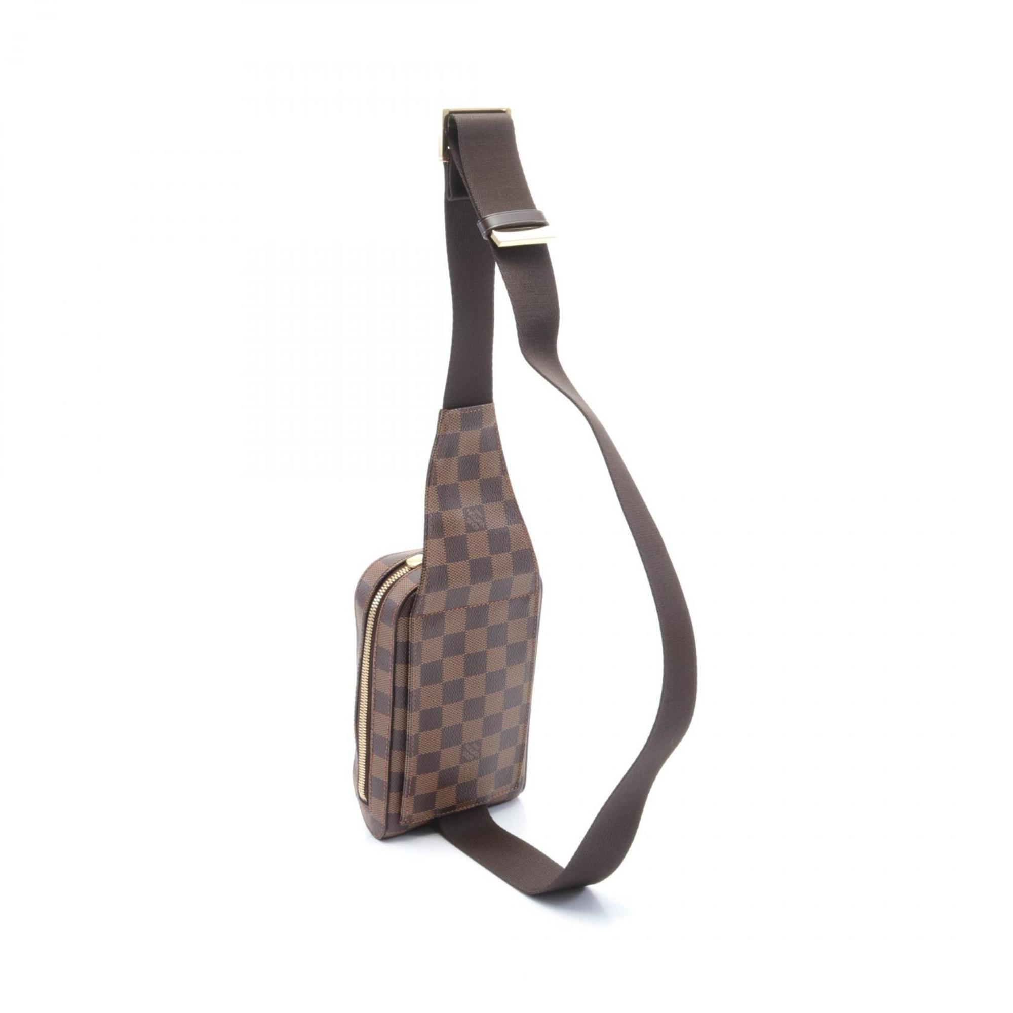 Louis Vuitton LOUIS VUITTON Geronimos Waist Bag Body Coated Canvas Damier Men's Women's Brown N51994