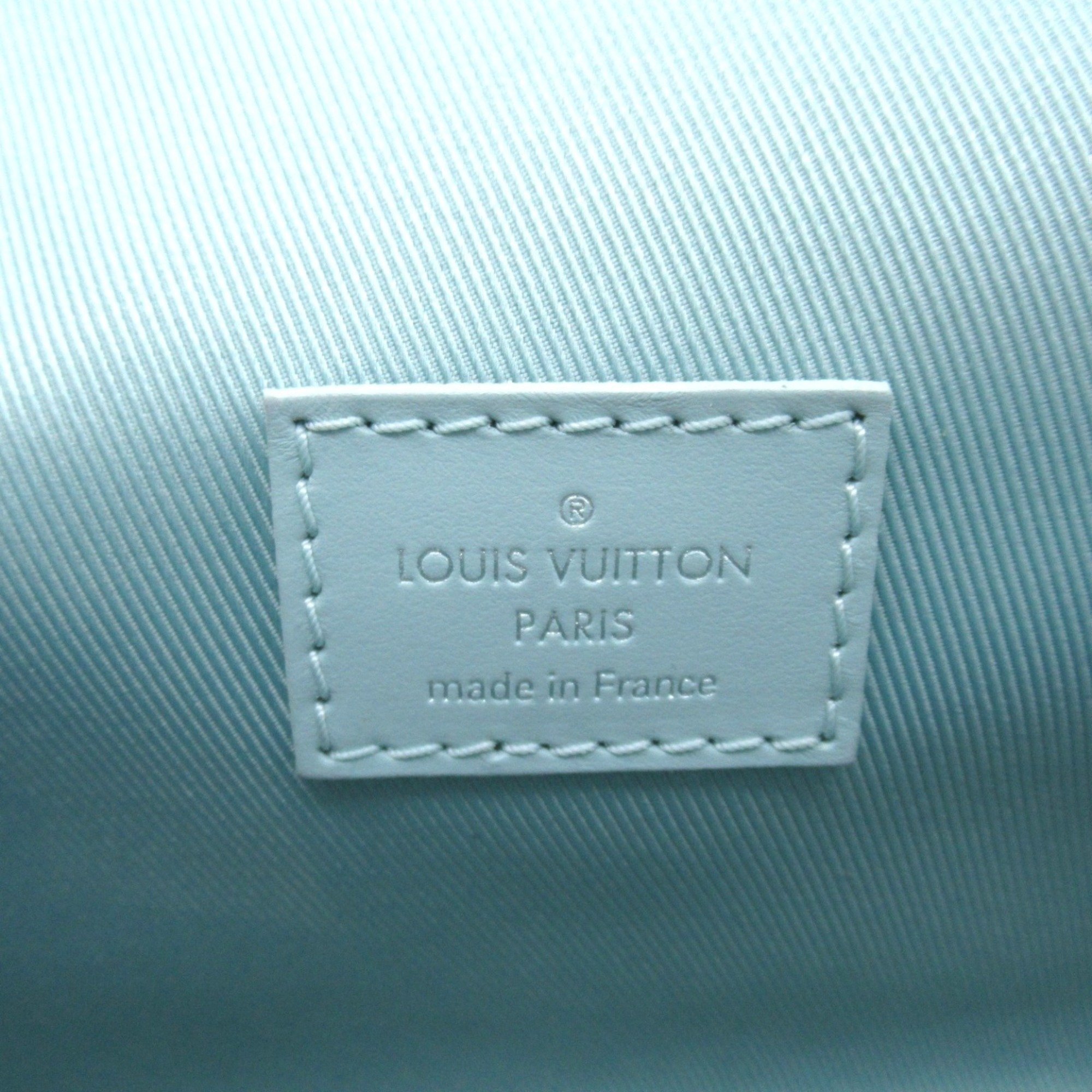 Louis Vuitton LOUIS VUITTON Steamer Wearable Wallet Shoulder Bag Coated Canvas Monogram Aqua Garden Women's Blue M22637