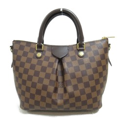 Louis Vuitton Siena PM 2-way shoulder bag, coated canvas, Damier, women's, brown, N41545