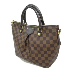 Louis Vuitton Siena PM 2-way shoulder bag, coated canvas, Damier, women's, brown, N41545