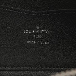 Louis Vuitton LOUIS VUITTON Zippy Lock Me Noir Round Long Wallet Leather Women's Black M62622