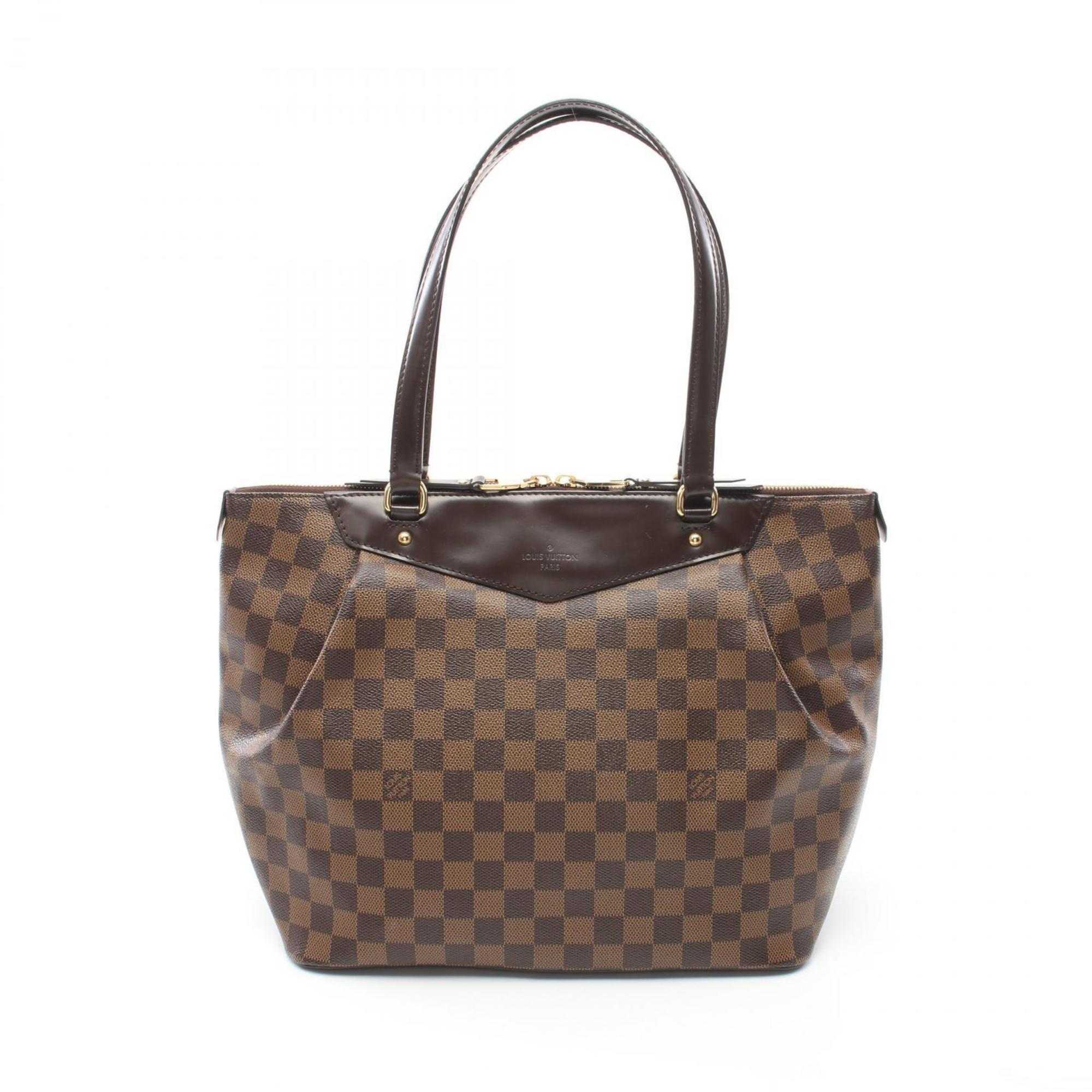 Louis Vuitton LOUIS VUITTON Westminster GM Tote Bag Coated Canvas Leather Damier Women's Brown N41103