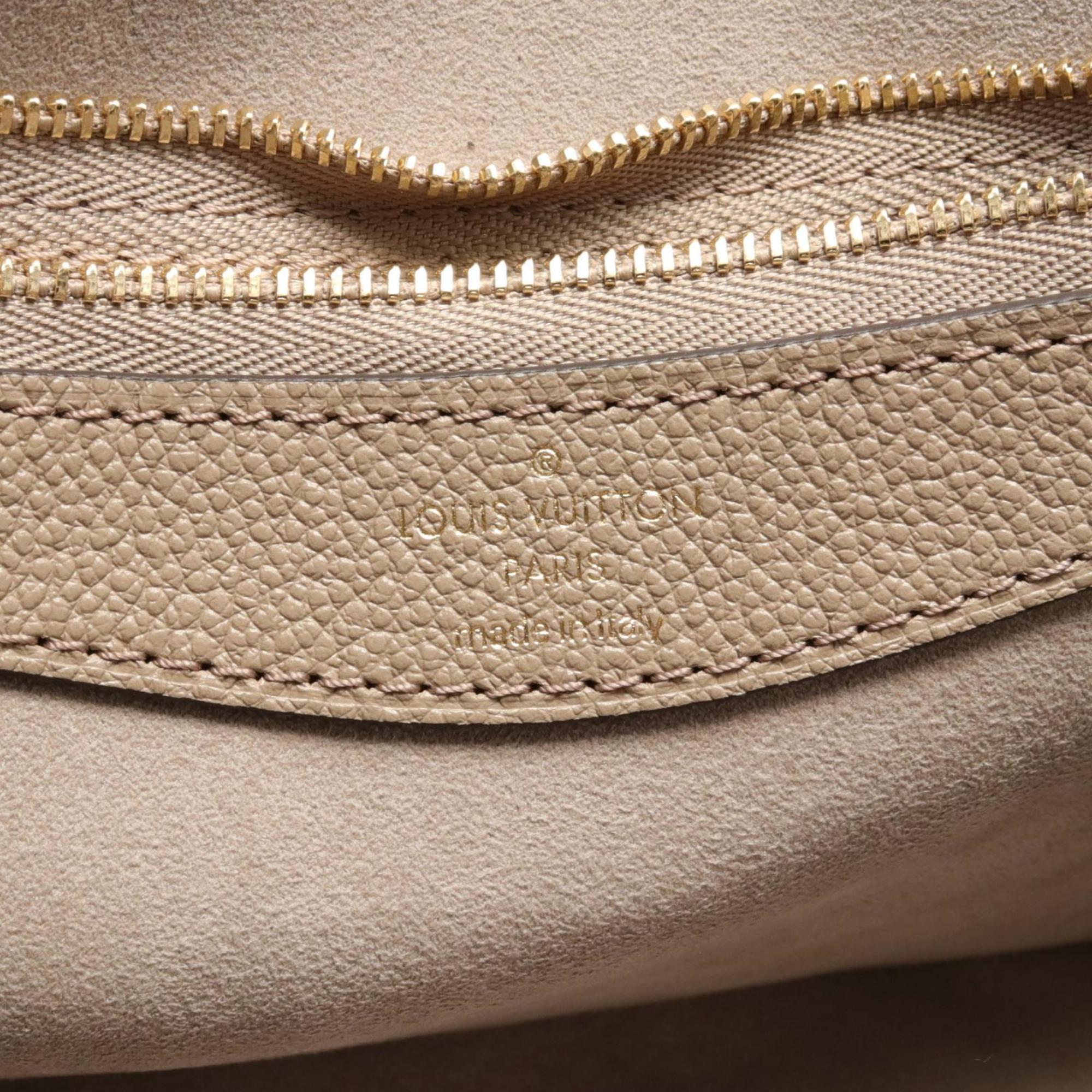 Louis Vuitton LOUIS VUITTON Diane Bicolor Monogram Empreinte Tourterelle Crème Shoulder Bag Leather Women's Beige Ivory M46583