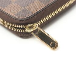 Louis Vuitton Zipper Coin Purse Wallet/Coin Case Wallet Coated Canvas Damier Men's Women's Brown N63070