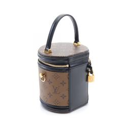 LOUIS VUITTON Cannes Handbag Bag Coated Canvas Leather Monogram Reverse Women's Brown Black M43986