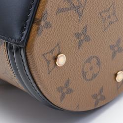 LOUIS VUITTON Cannes Handbag Bag Coated Canvas Leather Monogram Reverse Women's Brown Black M43986