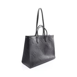 LOUIS VUITTON On the Go GM Monogram Empreinte Noir Tote Bag Leather Women's Black M44925