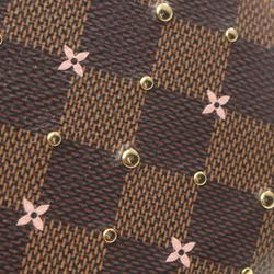 Louis Vuitton LOUIS VUITTON Zippy Wallet Damier Ebene Rose Ballerine Round Long Coated Canvas Women's Brown N60473