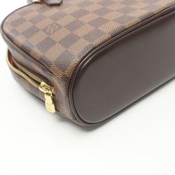 Louis Vuitton LOUIS VUITTON Saria Handbag Bag Coated Canvas Leather Damier Women's Brown N51286