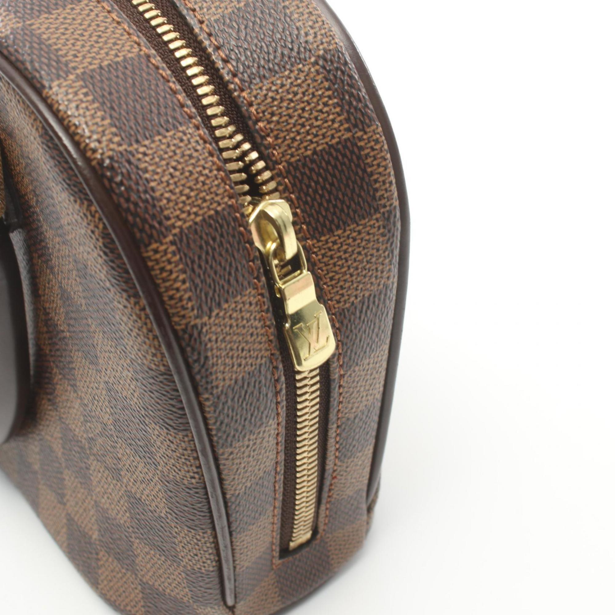 Louis Vuitton LOUIS VUITTON Saria Handbag Bag Coated Canvas Leather Damier Women's Brown N51286