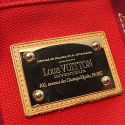 LOUIS VUITTON Cabas PM Tote Bag Canvas Leather Antigua Women's Red Purple M40037