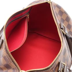 Louis Vuitton Speedy Bandouliere 30 Handbag Bag Coated Canvas Leather Damier Women's Brown N41367