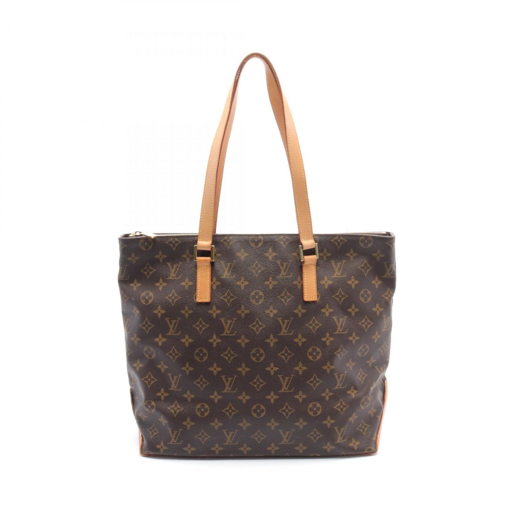 Louis Vuitton Cabas Maison Tote Bag, Coated Canvas, Leather, Monogram, Women's, Brown, M51151