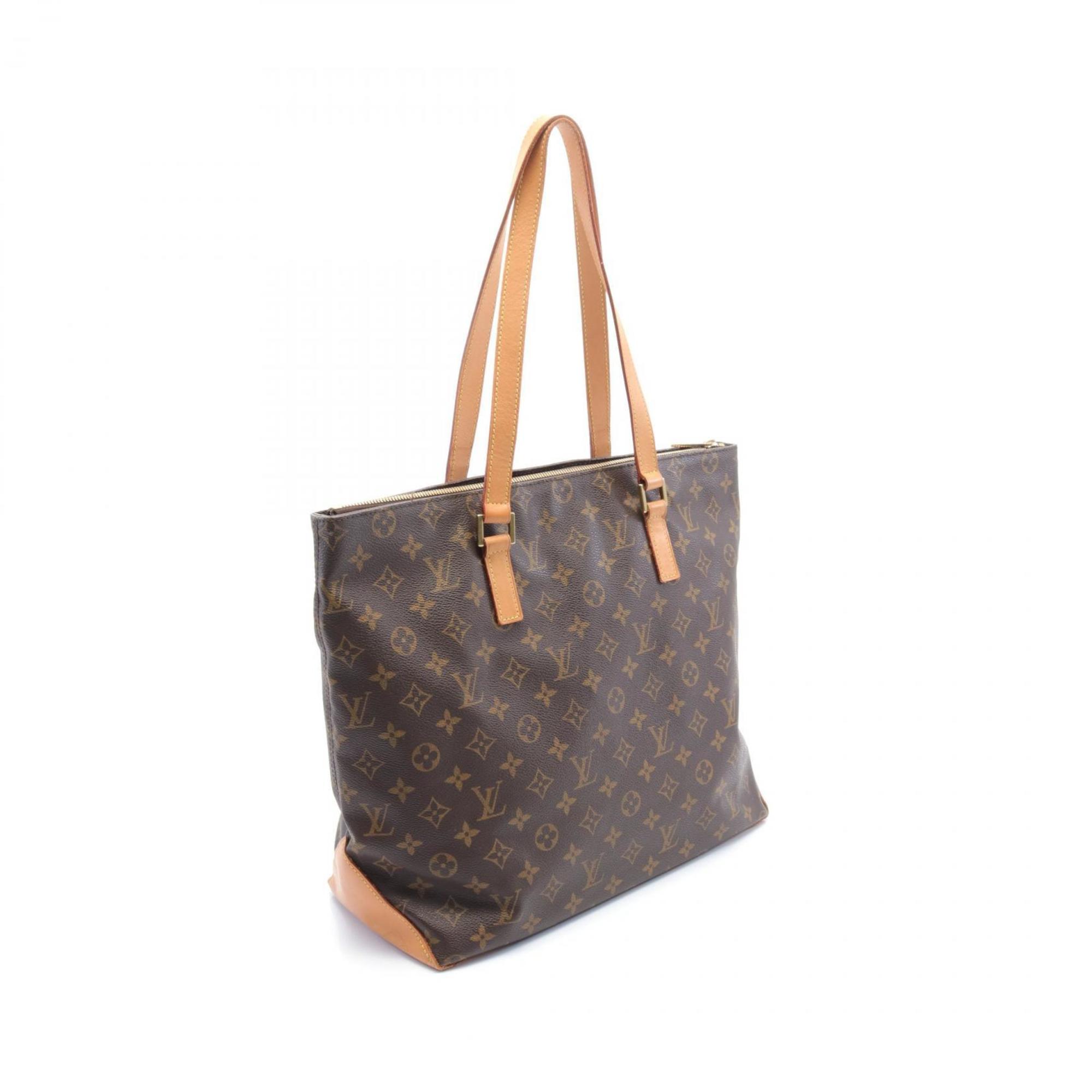 Louis Vuitton Cabas Maison Tote Bag, Coated Canvas, Leather, Monogram, Women's, Brown, M51151