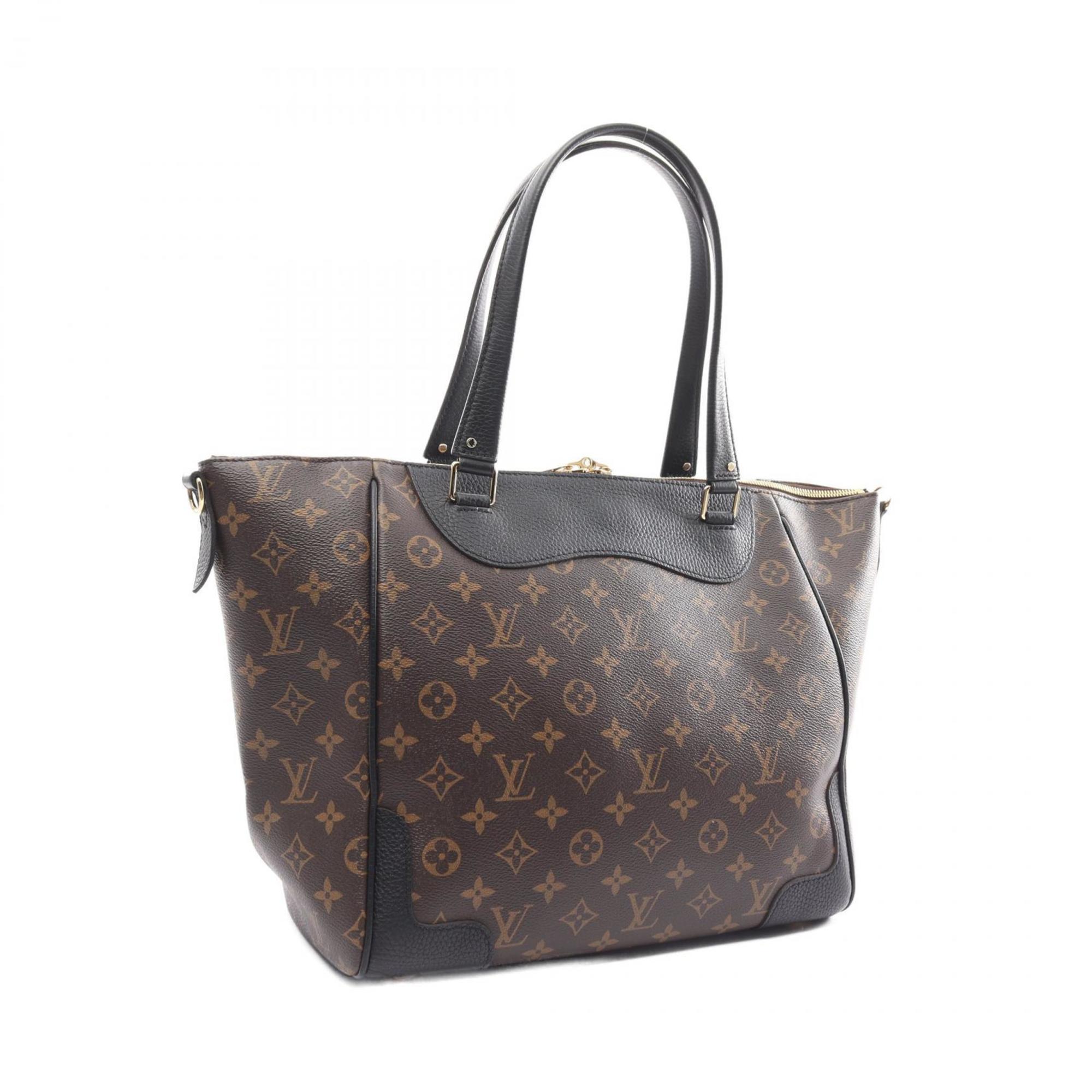 Louis Vuitton Estrella Monogram Tote Bag, Coated Canvas, Leather, Women's, Brown, Black, M51192