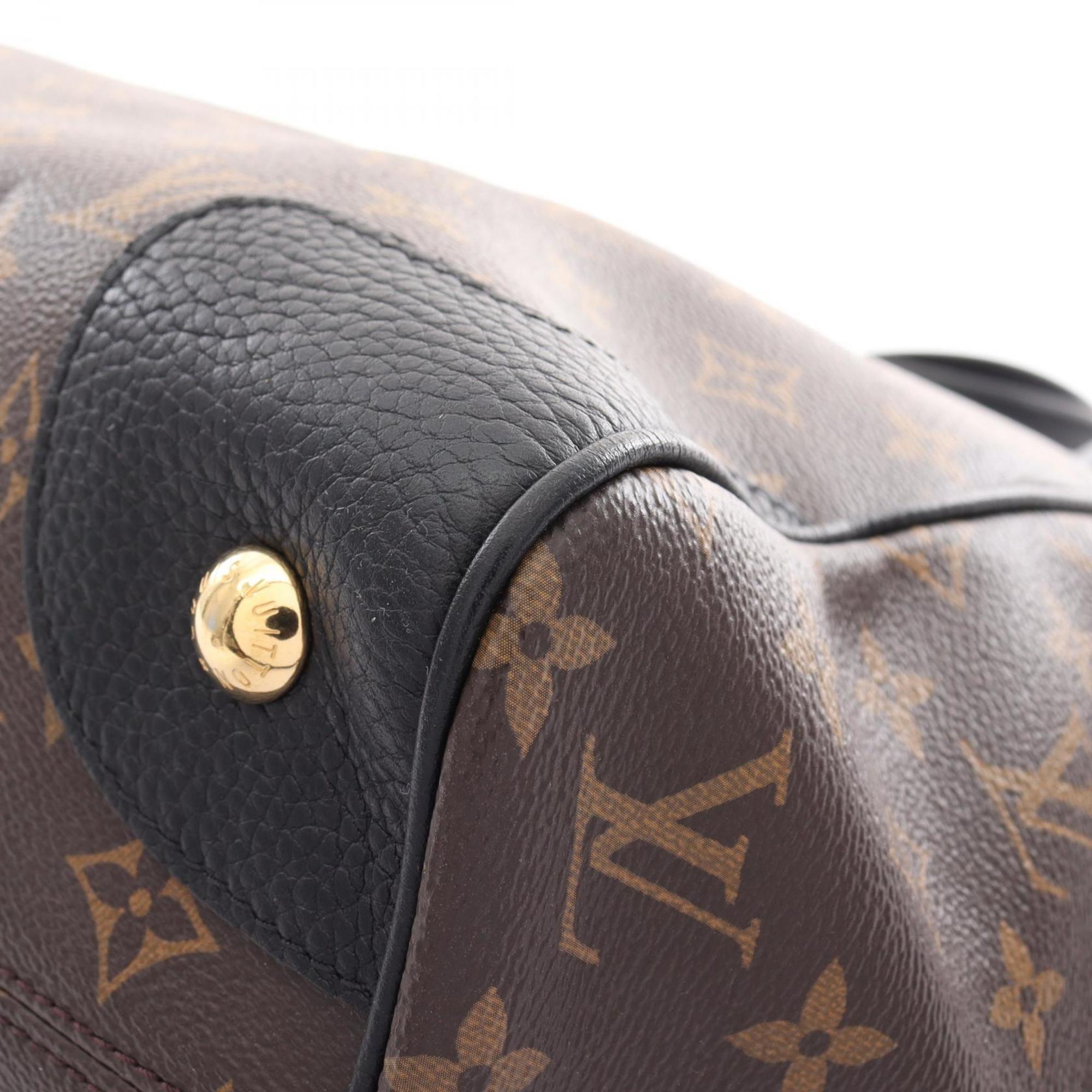 Louis Vuitton Estrella Monogram Tote Bag, Coated Canvas, Leather, Women's, Brown, Black, M51192