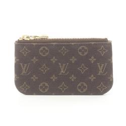 Louis Vuitton LOUIS VUITTON Pochette Cle Monogram Lan Wallet/Coin Case Wallet Canvas Men's Women's Brown M95230