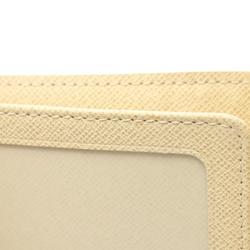 Louis Vuitton LOUIS VUITTON Portefeuille Koala Tri-fold Wallet Coated Canvas Leather Damier Azur Women's White N60013